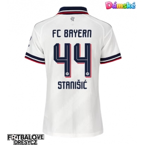 Bayern Munich Josip Stanisic #44 Dámské Venkovní Dres 2026-27 Krátký Rukáv Bayern Munich Josip Stanisic #44 Dámské Venkovní Dres 2026-27 Krátký Rukáv